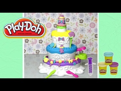 Play Doh Sweet Shoppe Cake Mountain Unboxing Review and Play - Kids Toys