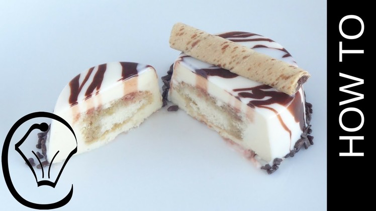 Shiny Mirror Glaze Covered Tiramisu Cheesecake by Cupcake Savvy's Kitchen