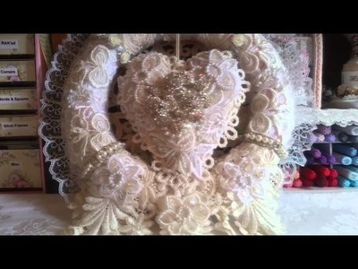*SOLD* Shabby Beautiful Altered Wreath for Tresors de Luxe