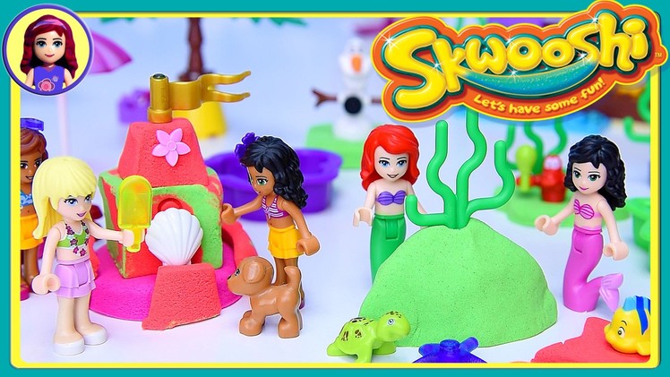 Summer Beach Holiday Fun with Skwooshi Sand Lego Friends Ariel Little Mermaid
