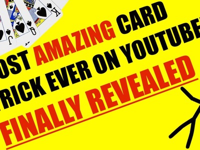 The Stickman Magicican - AMAZING Card Trick - Magic Tricks REVEALED