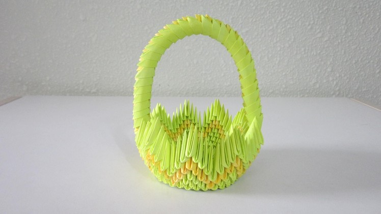 TUTORIAL - 3D Origami Basket