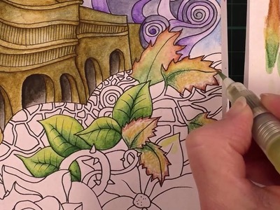 Tutorial: Colour with Peta. Paris using Inktense Pencils. Part 4.