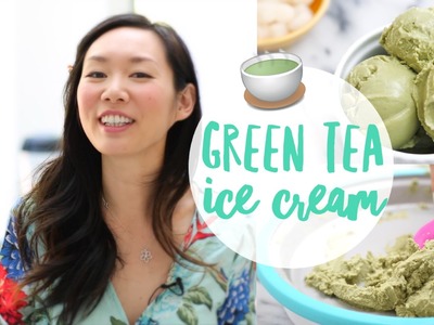 3 Ingredient ♥ Green Tea (Matcha) Ice Cream Recipe