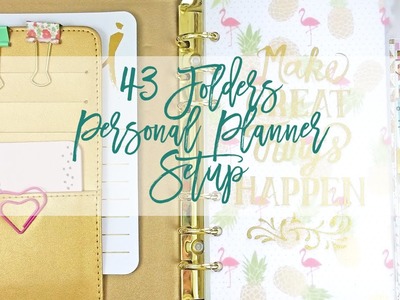 43 Folder System in a Personal Planner | Recollections Planner Setup