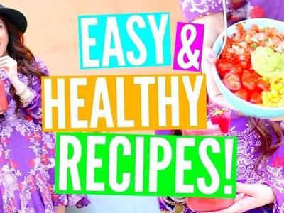 5 Easy & Affordable HEALTHY RECIPES!
