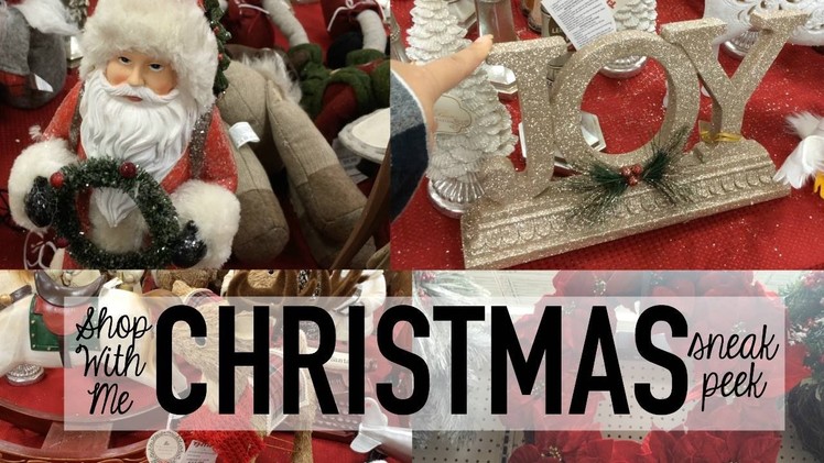Christmas Home Decor | Shop With Me | TJMaxx + Wal-Mart | Christmas 2016