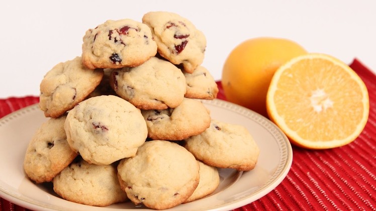 Cranberry Orange Cookies Recipe - Laura Vitale - Laura in the Kitchen Episode 859