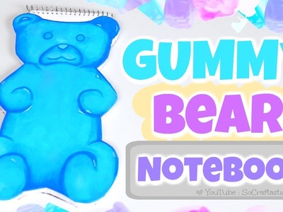 DIY Gummy Bear Notebook - Shaped Notebooks How To
