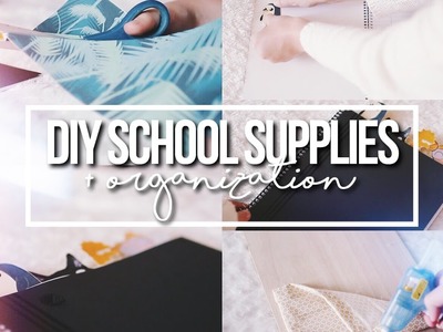 DIY SCHOOL ORGANIZATION + SUPPLIES!. Tumblr Inspired