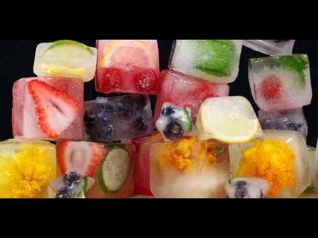 Dress Up Your Ice Cubes With Fruit and Flowers | POPSUGAR Food