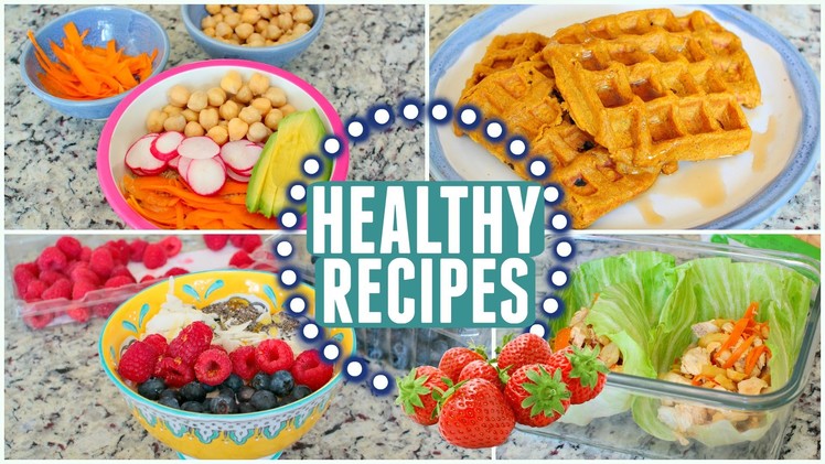 Easy Healthy Breakfast & Lunch Ideas for School!