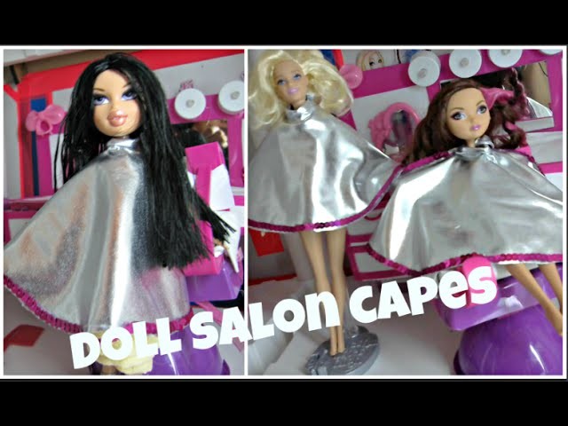 How to Make a Doll Salon Cape - Ever After High - Barbie- Doll Crats