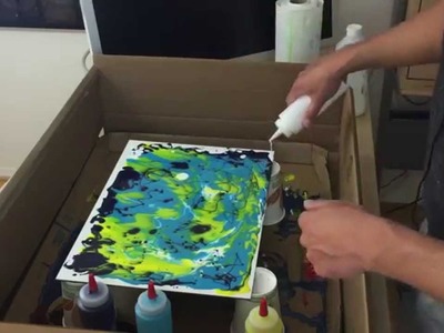 How To Make Paint Swirls with Liquitex Pouring Medium