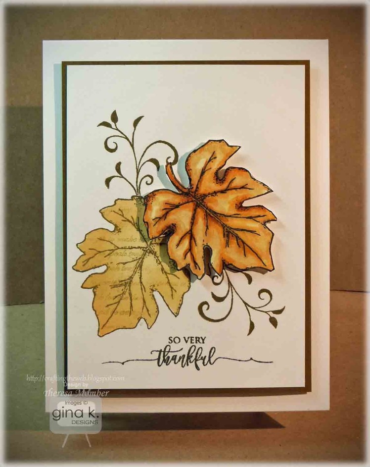 Layered Leaves Card