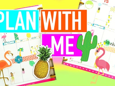 PLAN WITH ME | Tropical Vibes