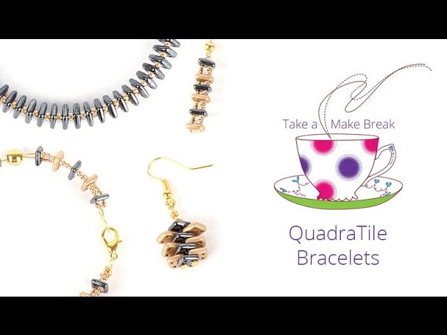 QuadraTile Bracelets | Take a Make Break with Sarah