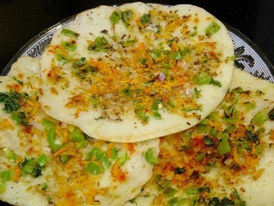 Rava Uttapa - Quick and Easy Indian Snacks
