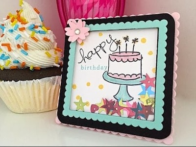 Simply Simple Endless Birthday Shaker Easel by Connie Stewart