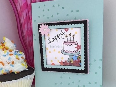 Simply Simple - Turn your Endless Birthday Shaker Easel into a Card by Connie Stewart