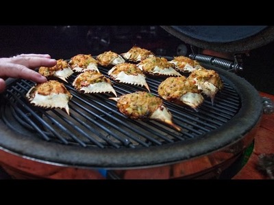 Stuffed Blue Crabs ~ Cooked On A Grill!
