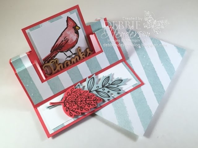 Swing Easel Card Fold with Coordinating Envelope