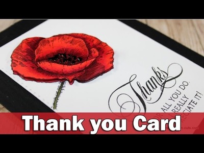 Thank you Card | Featuring Penny Black DAY 5