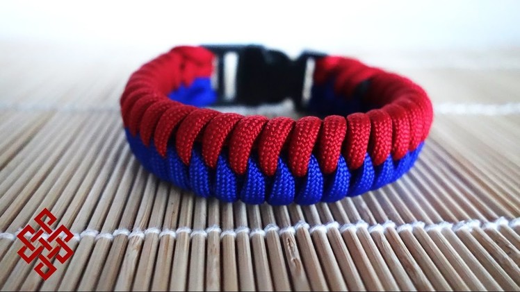 Thick Snake Knot Viceroy with Buckles  Paracord Bracelet Tutorial