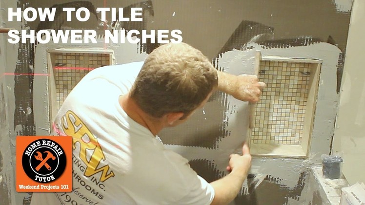 Tiling a Shower Niche (Step-by-Step) -- by Home Repair Tutor