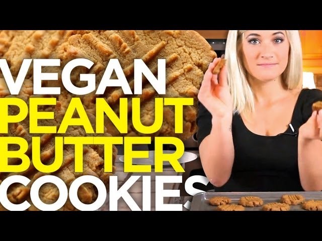 Vegan Peanut Butter Cookie Recipe | The Edgy Veg