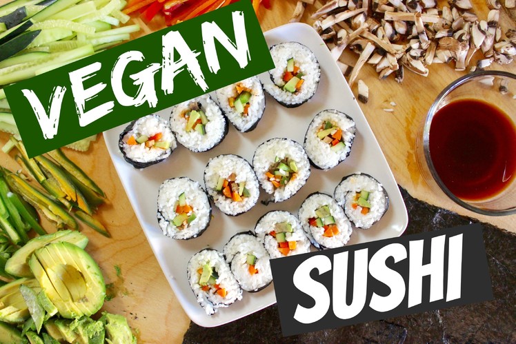 Vegan Sushi | Cooking With Mandarin