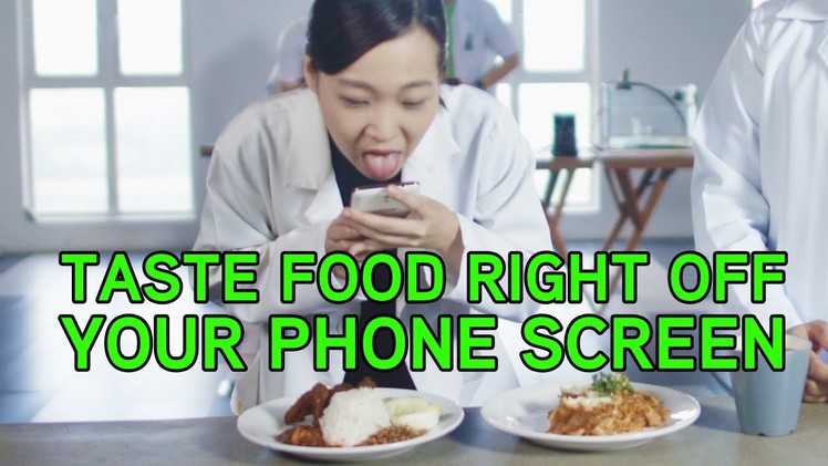 Want to taste food off your phone? Meet the Maxis Screen Savour