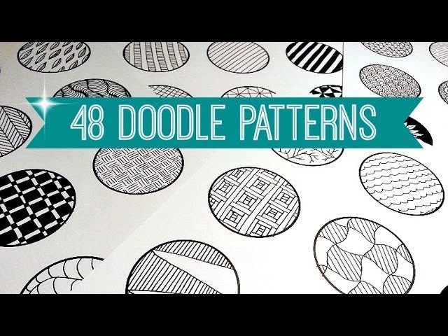 48 EASY & AWESOME DOODLE PATTERNS | SPEED-UP ART | SOLLOMIO