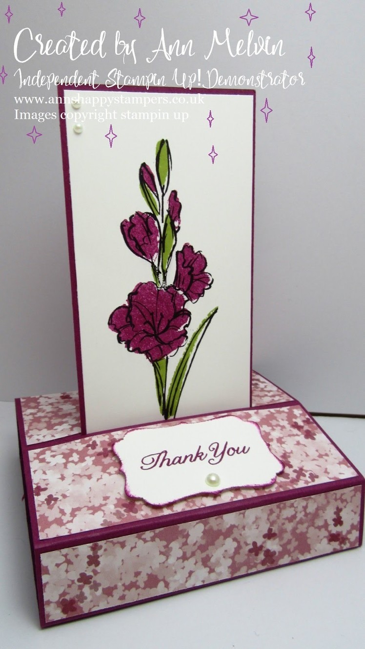 #5 Simple Sunday's Free Standing Pop up Card Stampin Up!