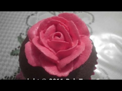 Buttercream Rose, how to pipe!