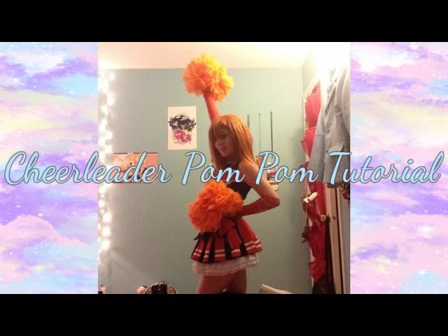 Cheerleader Pom Pom Tutorial