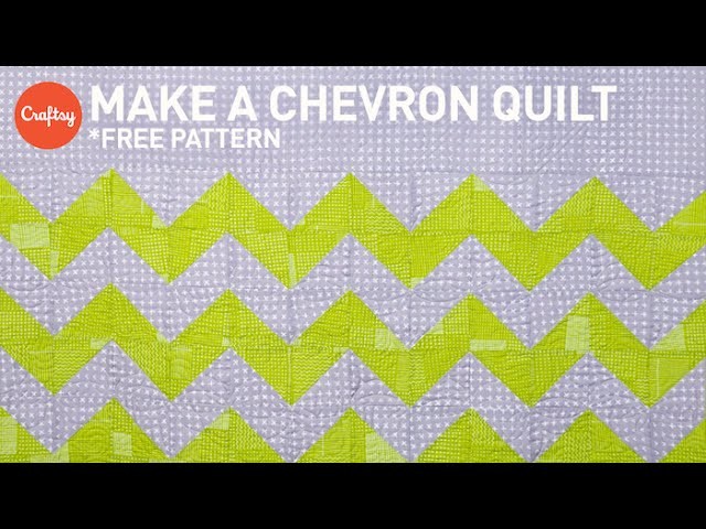 Chevron quilt project step by step (with free pattern!) | Quilting Tutorial