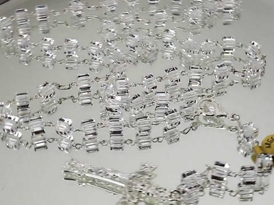 Clear Swarovski Crystal Rosary