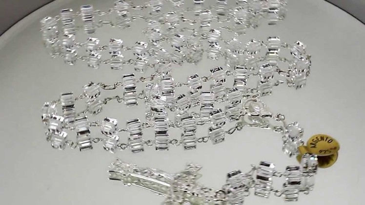 Clear Swarovski Crystal Rosary