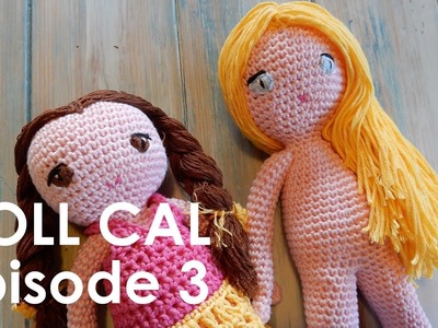 Crochet Amigurumi Doll CAL Ep3 - Arms and Hair