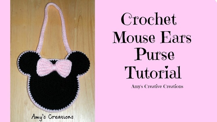 Crochet Child Mouse Purse Tutorial