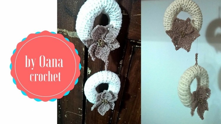 Crochet fancy Christmas decorations by Oana
