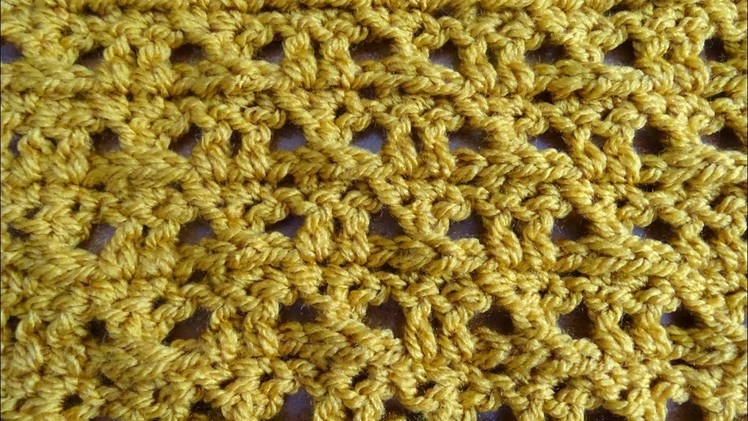 Cross Eyes Stitch - Crochet Tutorial