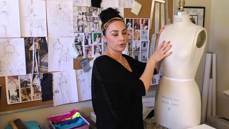 Dress Forms Used by Fashion Students : Fashion Design for Beginners