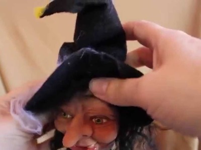 Dressing your Art Doll - Witch Spoon Doll, Part 5 - MakingFairies.com & SculptUniversity.com