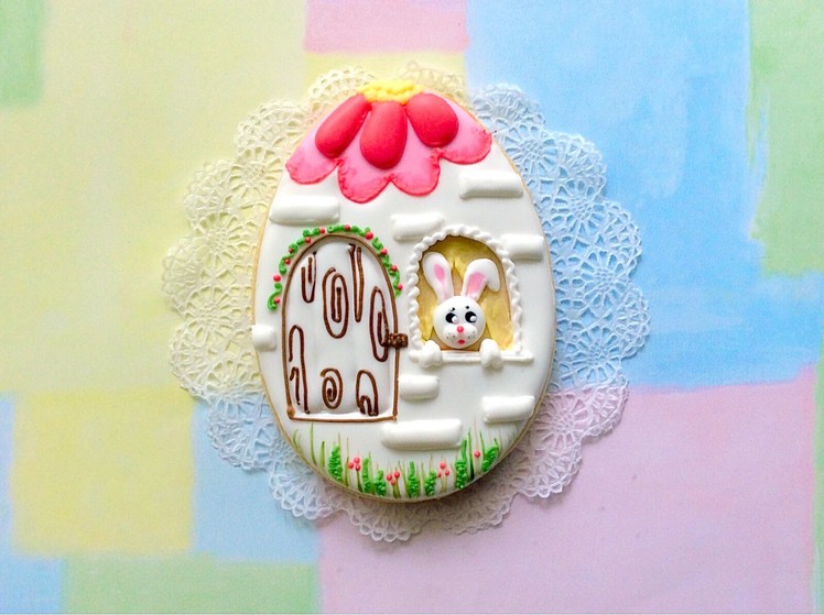 Easter egg - Bunny house cookie.