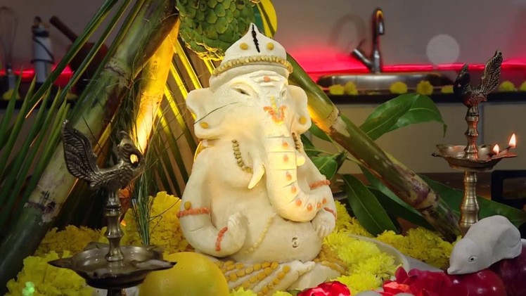 Eco- Friendly Ganesha - How to Make Ganesh Idol at Home - Making Ganesha with Atta flour