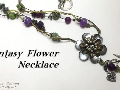 Fantasy Flower Necklace Tutorial
