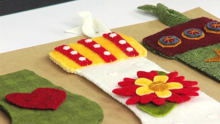 From the Sizzix Quilting Workshop: Celebrate the Holidays with the Stocking Die by Roseann Kermes