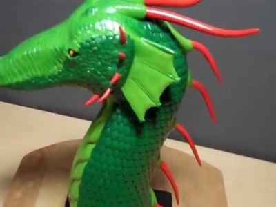 Green Dragon, sculpture!